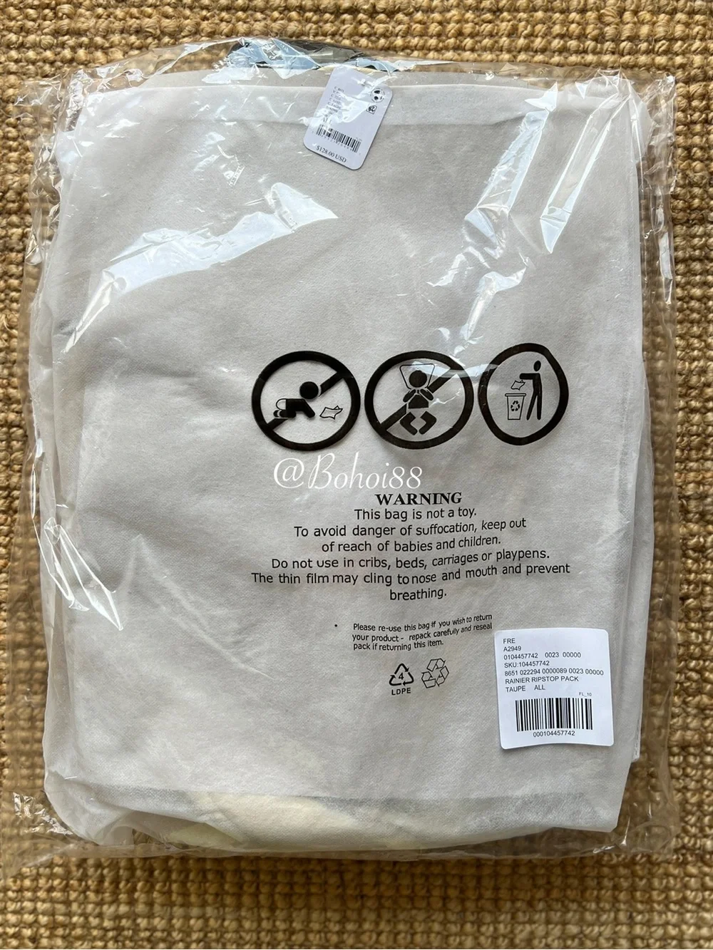 NWT Free People Movement Rainier Ripstop Backpack